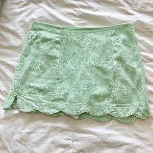 Lilly Pulitzer Seersucker Skort